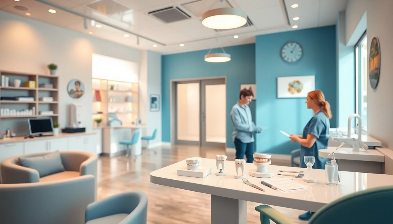 矯正歯科治療の専門性と信頼を表す矯正歯科クリニックの内装。