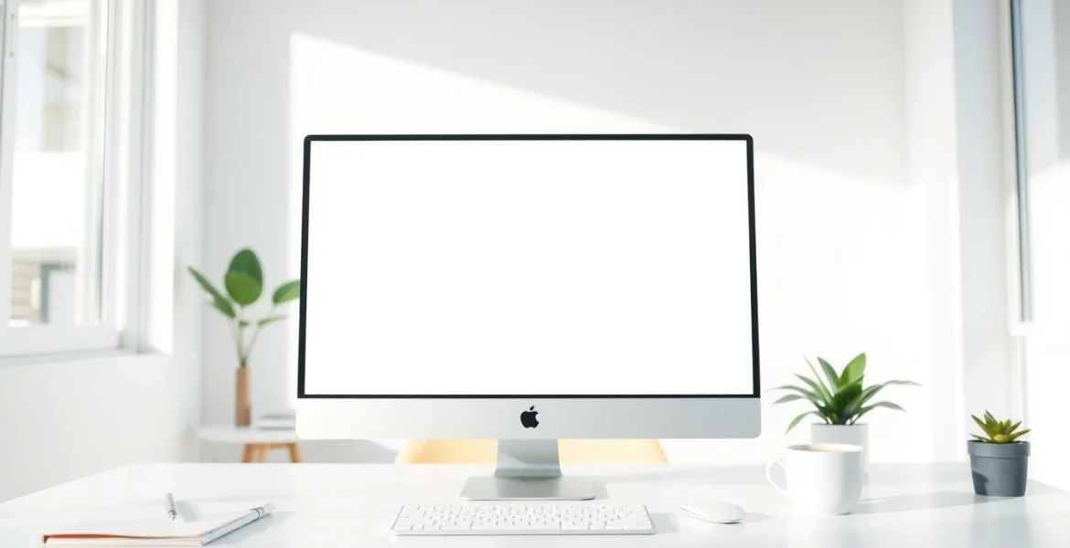 Improve productivity with the beyaz ekran tool in a bright, professional office.