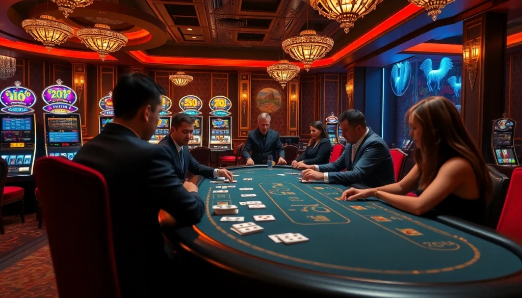 Experience the thrill of gambling on Trang chủ 789P with lively casino scenes brimming with excitement.
