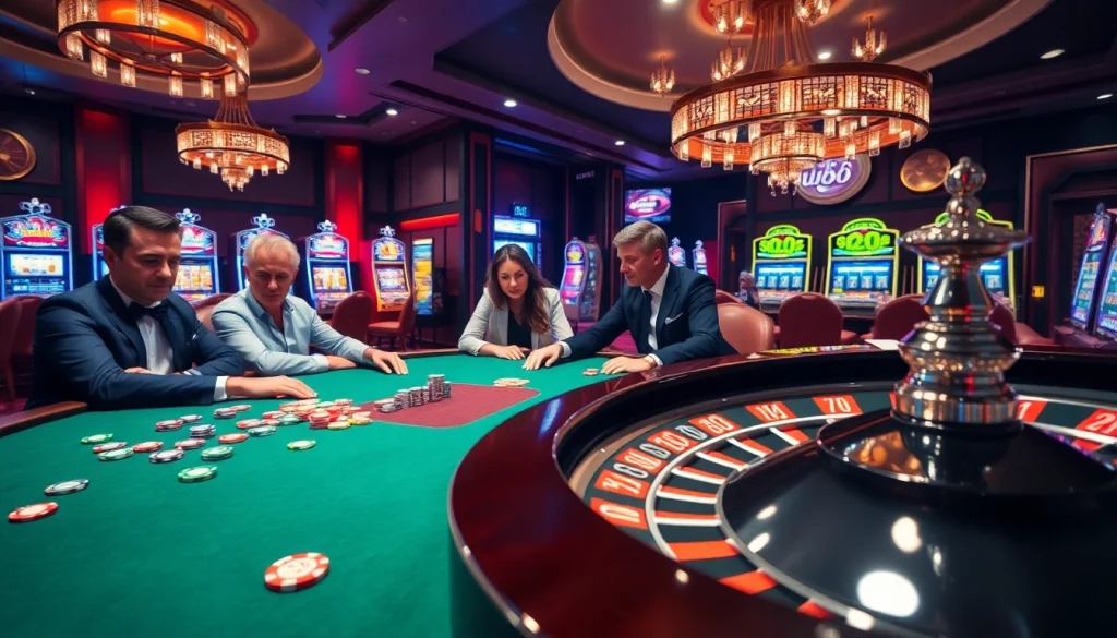 Experience excitement at the uu88 casino gaming table with thrilling poker action.