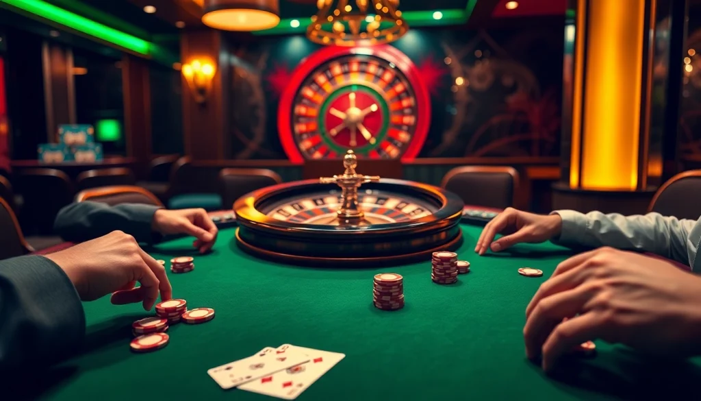 Experience thrilling gameplay at https://ps99seo.com/ with poker chips and cards on a professional casino table.