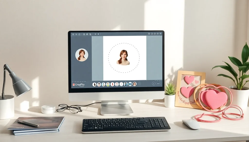 Crop images into perfect circle photos using intuitive online tools.