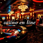 Scène de casino en ligne excitante avec une roulette et un affrontement de poker dans un cadre luxueux.