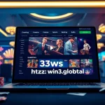 Experience the excitement of online betting at https://33win.global/ with vibrant casino visuals.