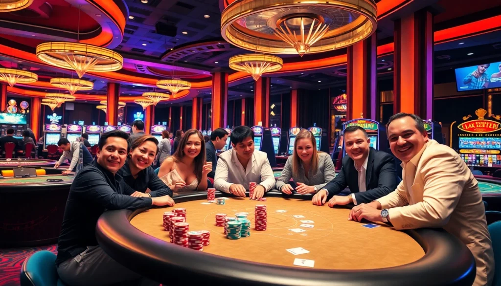 Experience the excitement of link alternatif nekatwin terbaru at a vibrant casino gaming floor.