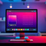 Make image square effortlessly with an innovative online tool, showcasing vibrant cropping and interface design.