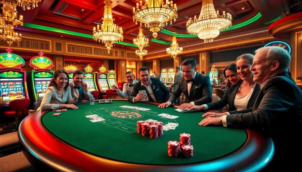 Experience sunwin excitement at a lavish poker table with rich colors and thrilling action.