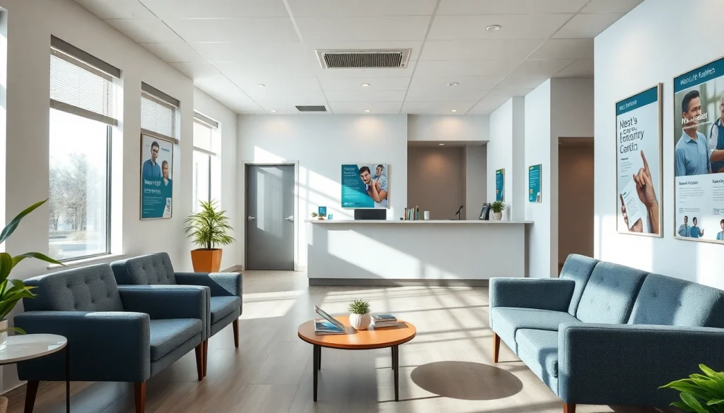 患者に優しい環境のメンズライフクリニック、男性の健康治療とポジティブなレビューを強調