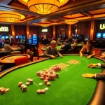 Feel the excitement at u888 as players compete at poker tables and slot machines.