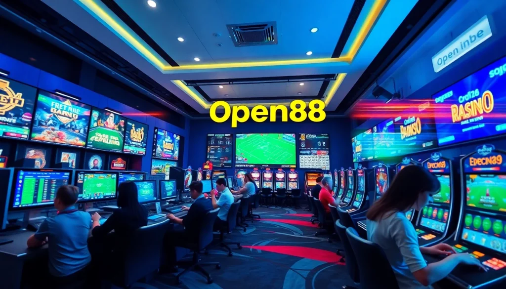 Link mới không chặn open88 featured in an engaging online gaming scene showcasing diverse betting options.