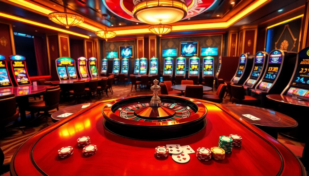 Betting excitement at a luxury casino featuring vibrant elements of dafar aresgacor.