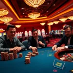 Enjoy thrilling games at mm88bet in a luxurious casino setting with vibrant poker action.