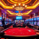 Experience the thrill of gambling at MANA777 with vibrant slot machines and high-stakes poker tables.