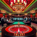 Experience the thrill of gambling at Jun88 with vibrant casino visuals and lively players.