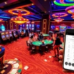 Experience thrilling gameplay at 888VND, showcasing vibrant casino tables and engaging player interactions.