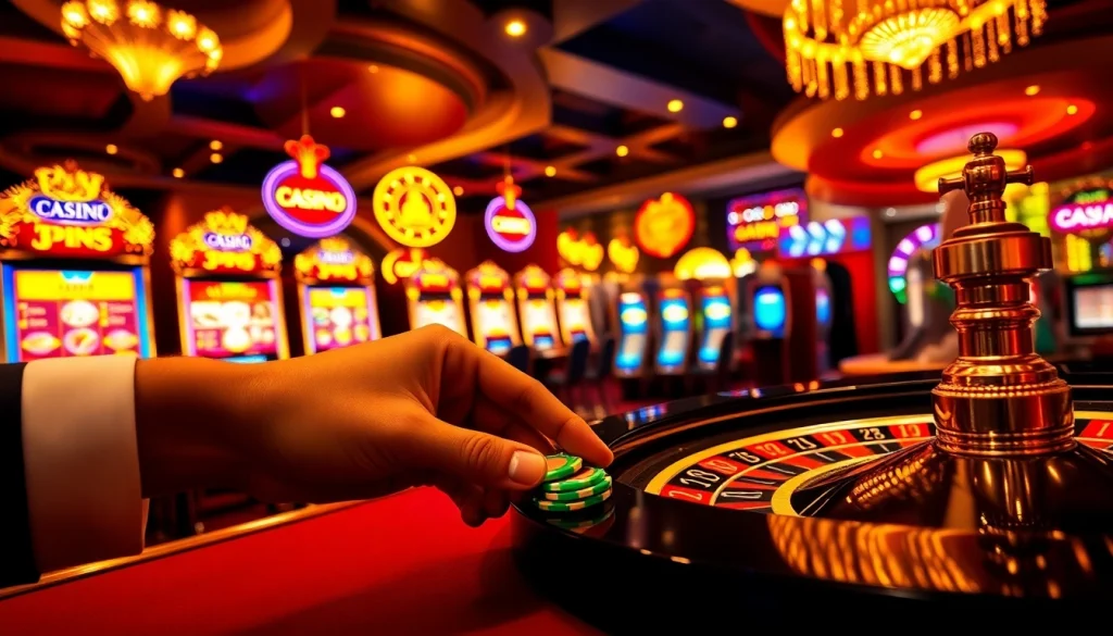 Experience thrilling gaming action at dinamit4d with vibrant slot machines and exciting poker shows.