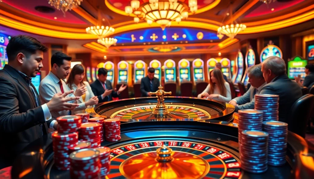 Experience the excitement of mm88bet with vibrant casino games and engaging players.