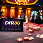 Experience the thrill of winning with the DR88 app on a luxurious casino table.